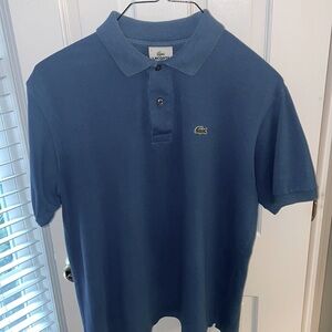 Lacoste SS Peacock Blue sz 5 (L) polo